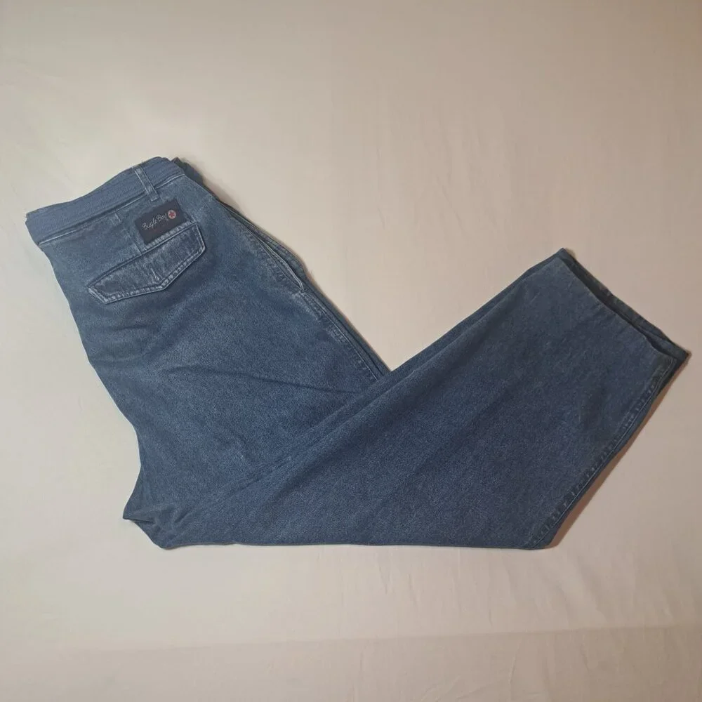 Vintage Bugle Boy‎ Men's Size 36x30 Loose Fit Blue Denim Jeans